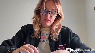 Redhead Cutie Whore Bound Tight by Hard Rope