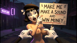 A stranger played a game with me, won money and had sex.