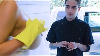 Stepmoms Hardcore Cowgirl Ride With Stepson