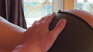 Without Taking off His Panties, He Fucked Her in the Pussy and Ass.