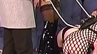 Insatiable Mature Sluts Leashed for Cock Worship
