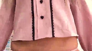 Big titty babe Layla Rose solo dildo masturbation