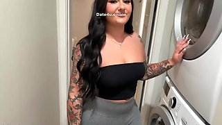 Blonde and Brunette Unite for Outdoor Curvy Seduction