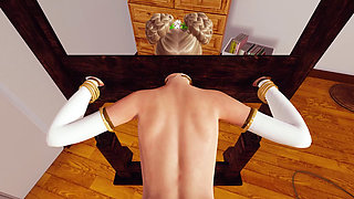 Animation of Elf Princess Diana - Doggystyle Sex, Close-Up Views in Prone Bone, and Creampie in Missionary Press Pose 3D Hentai