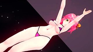 MMD sakura miko [Haniwa's Miniature Garden]