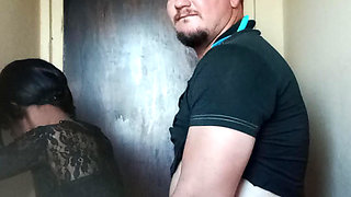 Pussy Licking, Blowjob & Standing Doggystyle Fuck