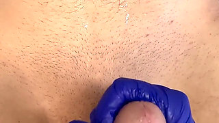 Prostate Play - Close-up Handjob with Huge Cum Explosion