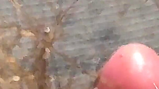 Amateur Hairy Girl Mastubates in Closeup with Huge Clit