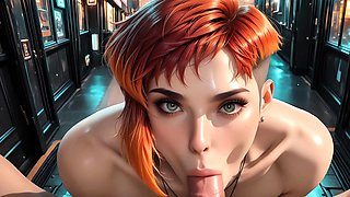 Redhead street siren fucks you hard in the public alley