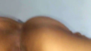 Vanessinha Got All Honeyed with Cum After Sitting on Top of Me on the Couch