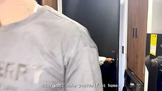 Horny neighbor helps teen virgin get ready for her first porn casting - Brian Evans fucks Naty Delgado