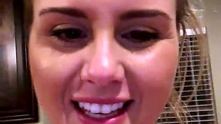 Amateur Teen with Huge Dildo Masturbating on Webcam