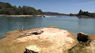 Stacy Silver's Outdoor Vintage Charm in Sensual Threesome Delight