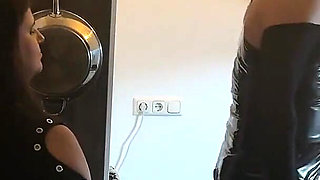 Kinky Kitchen Encounter: Fetish Babe Dominates Her Friend