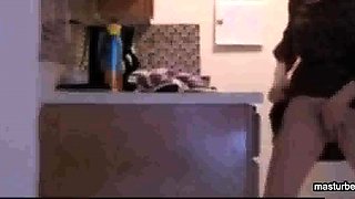 masturbating with my stepson is watching me