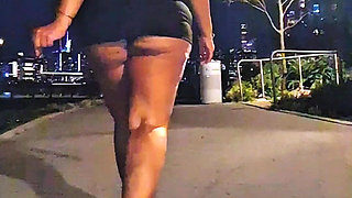 Boricua Leg Tease Queen Strikes Again