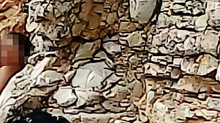 French Teacher Blowjob Nudist Beach Sea - Extreme Cumshot