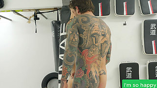 Rimjob in the Gym