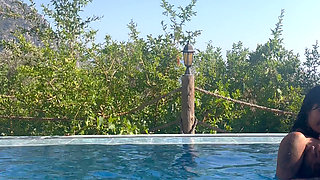Being Unfaithful to My Husband with the Huge Cock Neighbor in the Pool Yasmina Khan