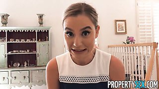 Well-proportioned Jessa Rhodes and Chuck's boobs action