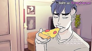 Car Toon - Pizza Delivery