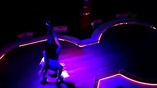 Hot Mexican Stripper Blows and Swallows Old Man Load