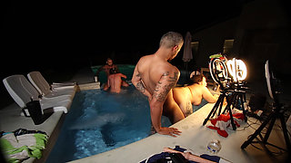 Hot Tub Live Orgy