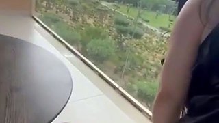 Curvy MILF Fucks BBC On The Balcony