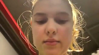 Training and Masturbate in the Gym