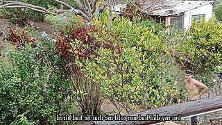 I Fuck the Gardener Until I Swallow His Cum - Porn in Spanish