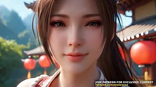 Mai Shiranui 3D Hentai Blowjob - Deep Throat Face Cum Uncensored Anime