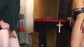 Satan emo girls kick his balls