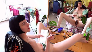 Amateur fetish big booty bitch riding with her bum