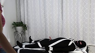 Femdom fetish humiliation slut handjob and fuck