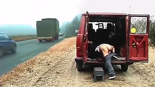 Public Sex In Front Of Massive Traffic