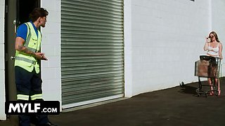 Skylar Snow's Big Tits get all the attention before she screws