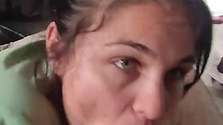 I Give Stepdaddy a Deep Blowjob and I'm the Good Girl and I Swallow It All