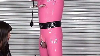 Pink Rubber Gimp Part3