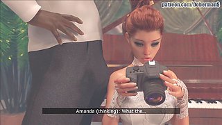 DobermanStudio Amanda Episode 08 My girlfriend fucks a black man at my wedding Cheating wife, 3D hentai porn Hard sex!