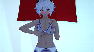 The nurse realized I fucked the teacher and masturbated while thinking about it - Shinmai Maou NTR Testament 5