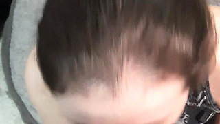 BJ Gagging to a Real Dick