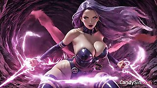 Bro You Have To See Psilocke Drown His Cock In Her Massive Tits! AI Generated