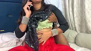 Desi Bhabhi Cheats on Husband with Boyfriend - Hindi Dirty Talk & Sex Call