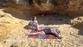 Foot Worship on the Beach. Summer Holiday in South Africa Part 2
