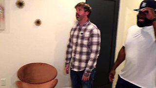 Four horny amateur drunk dudes having group sex