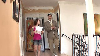 Asian vixen Mika Sparx indulges in a steamy affair with her partner