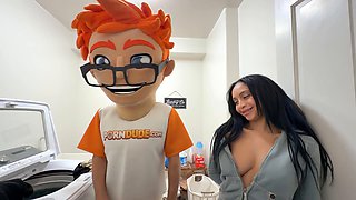 Big Tits Brunette Katerina Karsons Tight Pants Shrink for Intense Facial Pounding and Sticky