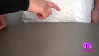 Neighbor Housewife Ballbusting CBT - Amateur Femdom Handjob & Cum on Balls