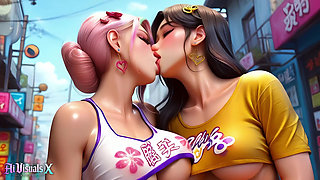 Asian Babe Fantasy Compilation - Curves, Group Scenes and Fucking (ai Generated)