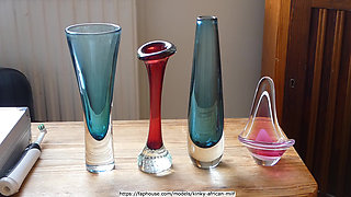I am enjoying Swedish vintage art glass, part 1